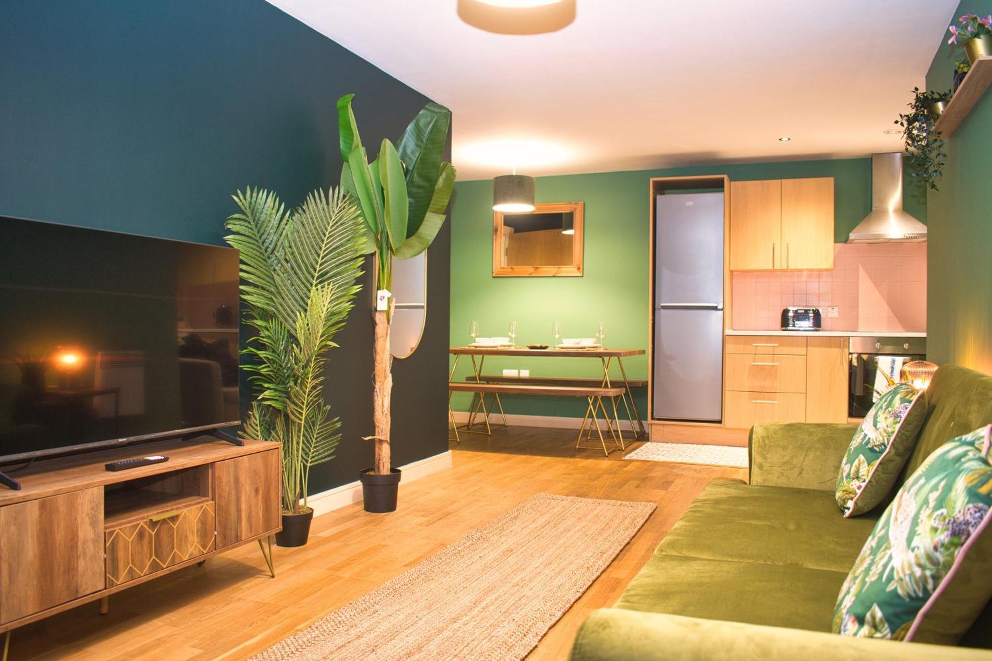 Apartment Spacious Centre - Free Parking - Ao Arena Manchester